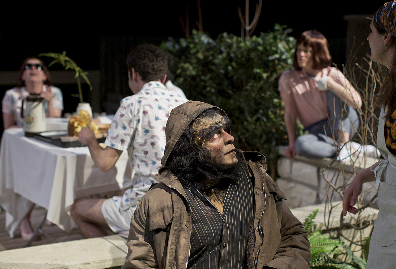 Le comédien Olivier Yglesias dans "C'est une affaire entre le ciel et moi"